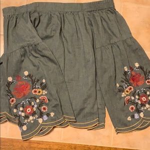 Off the shoulder top